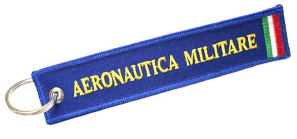 Portachiavi ricamato Aeronautica Militare