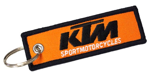 Portachiavi stoffa ricamato Ktm