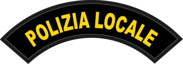 Patch Polizia Locale curvo da braccio