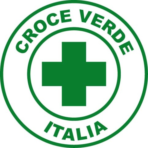 Toppa ricamo Croce Verde Italia