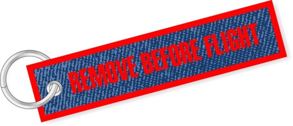 Remove Before Flight tessuto Jeans