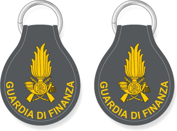 Portachiavi ovale Guardia di Finanza