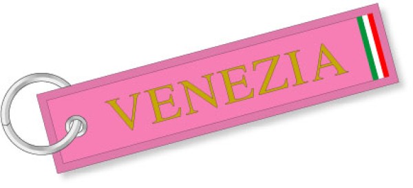 Portachiavi Venezia rosa
