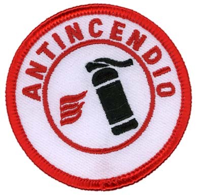 Patch Antincendio Estintore Stock
