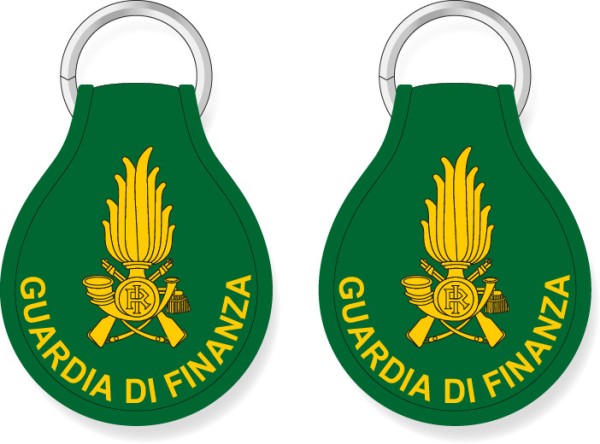 Portachiave personalizzato ricamo Guardia di Finanza