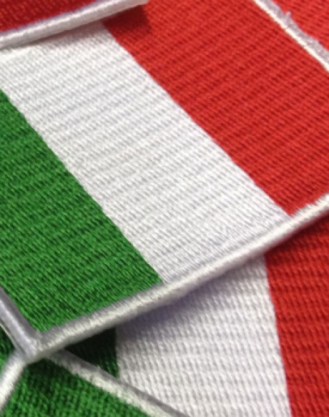 Ricamo Bandiera Italia