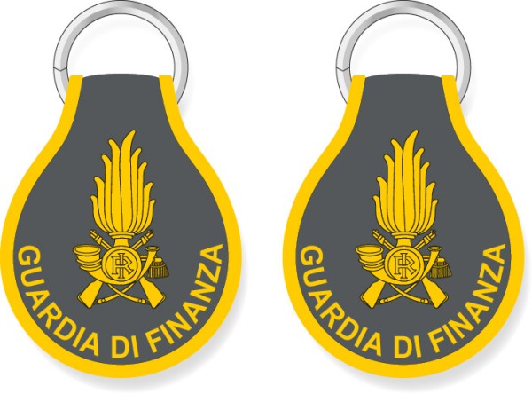 Portachiavi ricamo Guardia di Finanza