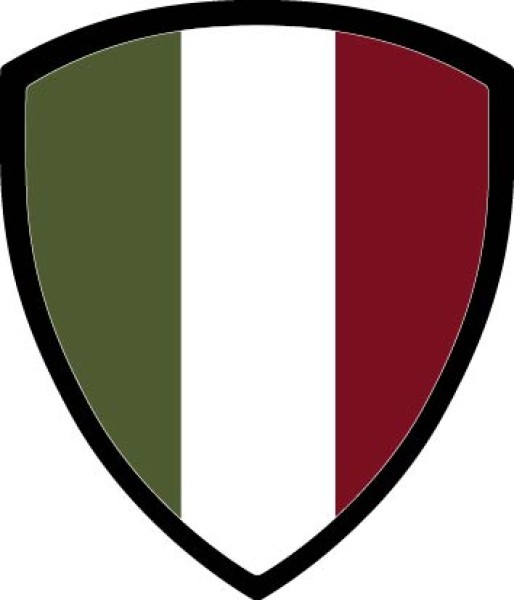 Toppa Patch bandiera Italia Militare 