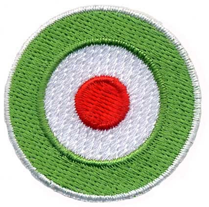 Patch Termoadesiva Coccarda Italia Stock
