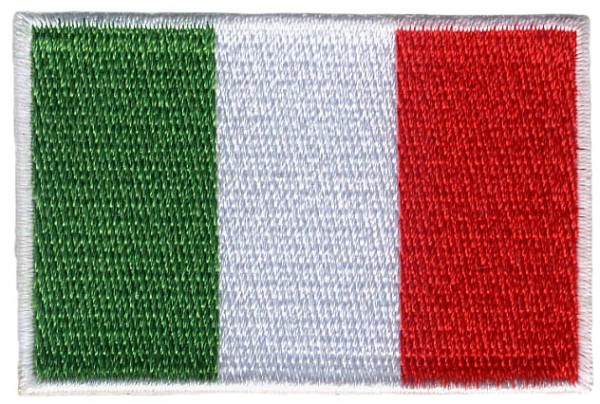 Patch Bandiera Italia Stock