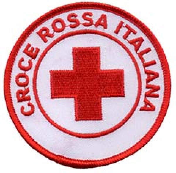Ricamo logo Croce Rossa Italiana