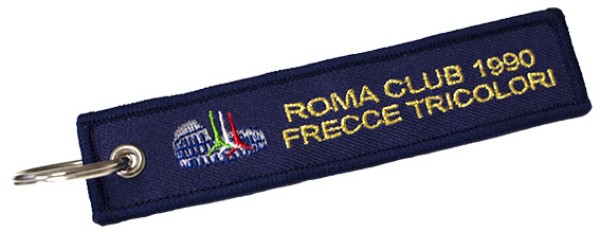 Portachiavi ricamati Frecce Tricolori Roma Club