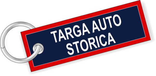 Portachiavi Auto Storica Targa