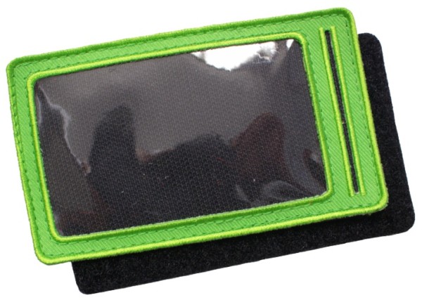 Portabadge verde acido