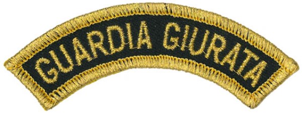 Toppa Patch Guardia Giurata