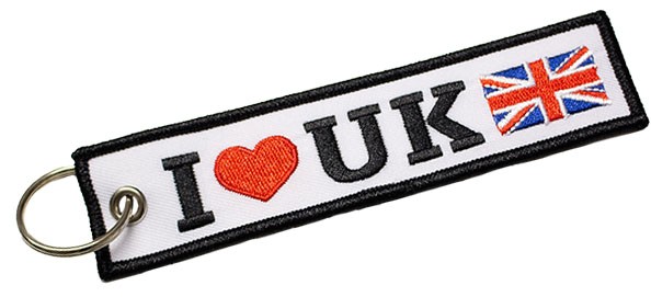 Portachiavi I Love United Kingdom UK