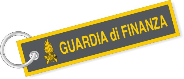 Portachiavi ricamato Guardia di Finanza