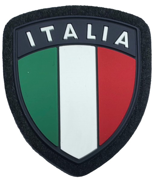 Patch Pvc Bandiera Italia velcro