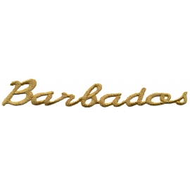 Barbados Distintivi ricamati