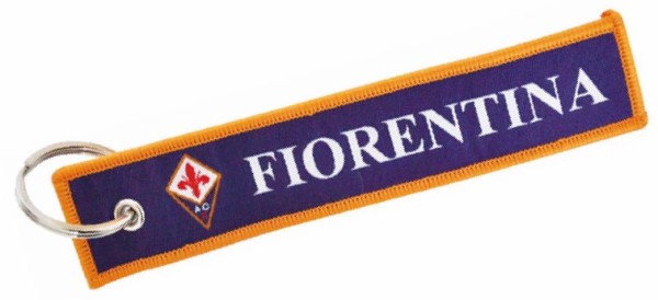 Portachiavi ricamato Fiorentina Storico