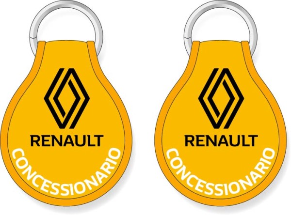 Portachiavi ricamato Renault Automobili