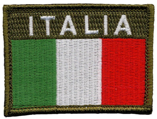 Patch Bandiera Italia velcro