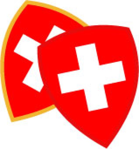 Patch Scudetto Bandiera Svizzera