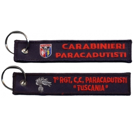 Carabinieri Paracadutisti Portachiavi ricamati