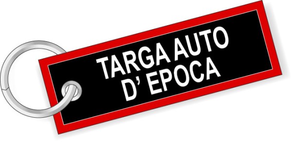 Portachiavi Targa Auto Epoca 