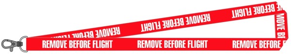 Lanyard Remove Before Flight