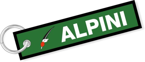 Portachiavi Alpini personalizzato