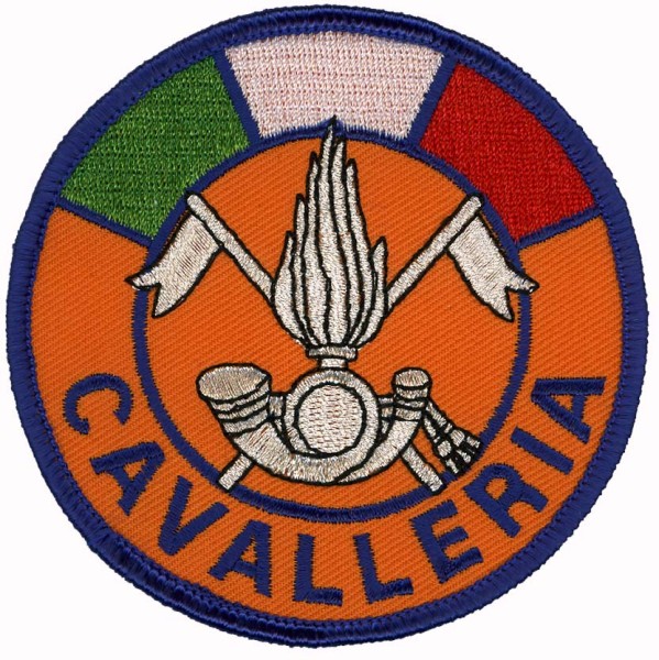 Toppa Patch ricamo Cavalleria Esercito Italiano