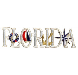Florida Distintivi ricamati