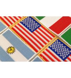 Patch Bandiera Americana Bandiere ricamate
