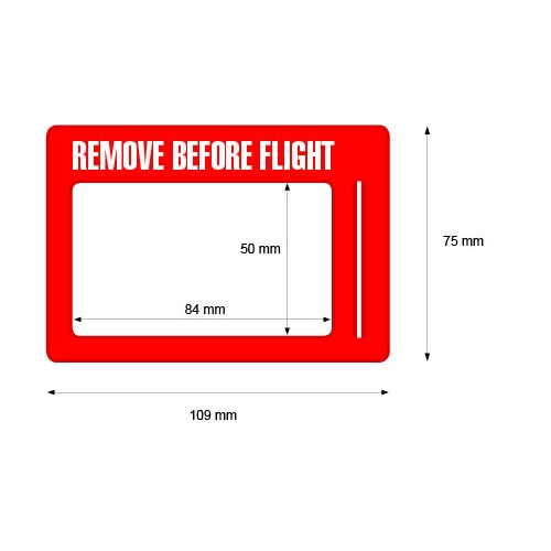 Portabadge Personalizzato Remove Before Flight Portabadge Personalizzato