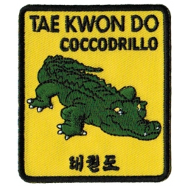 Tae Kwon Do Coccodrillo Distintivi ricamati